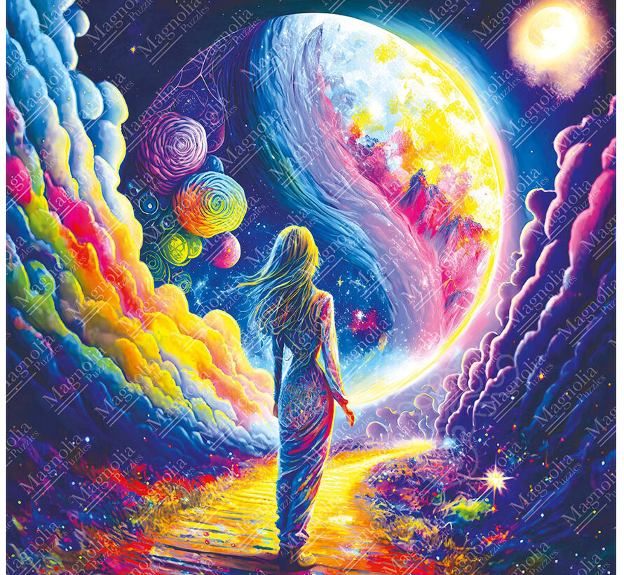 FINAL SALE Magnolia Astral Visit Puzzle 1023pcs