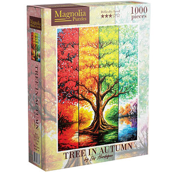 Magnolia Puzzles Magnolia Tree in Autumn Puzzle 1000pcs