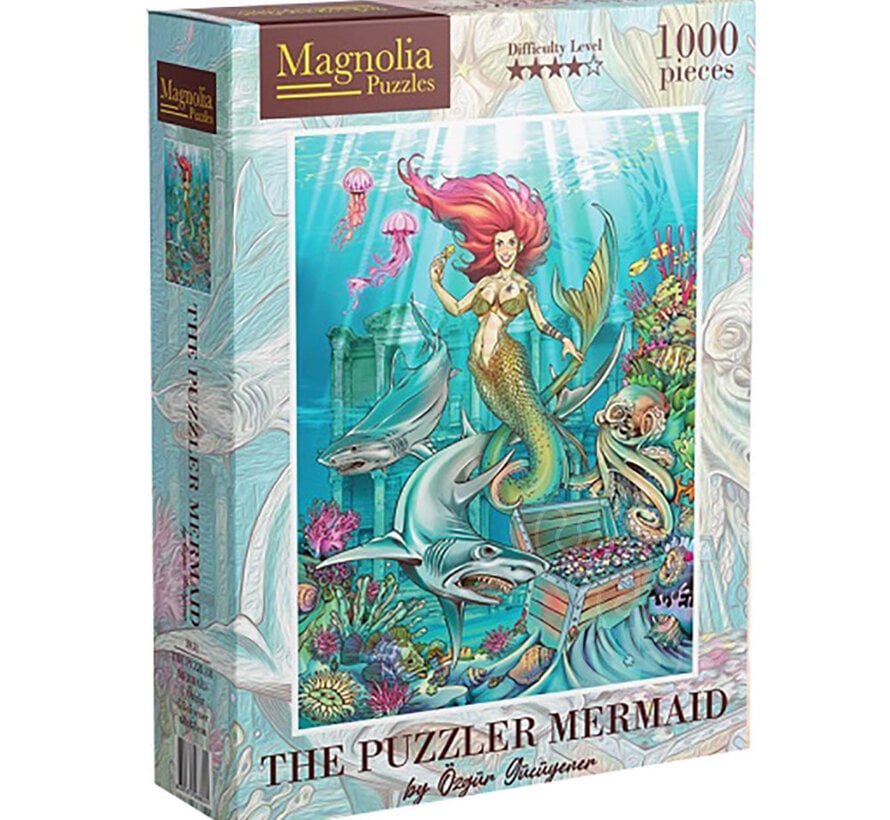 Magnolia The Puzzler Mermaid Puzzle 1000pcs