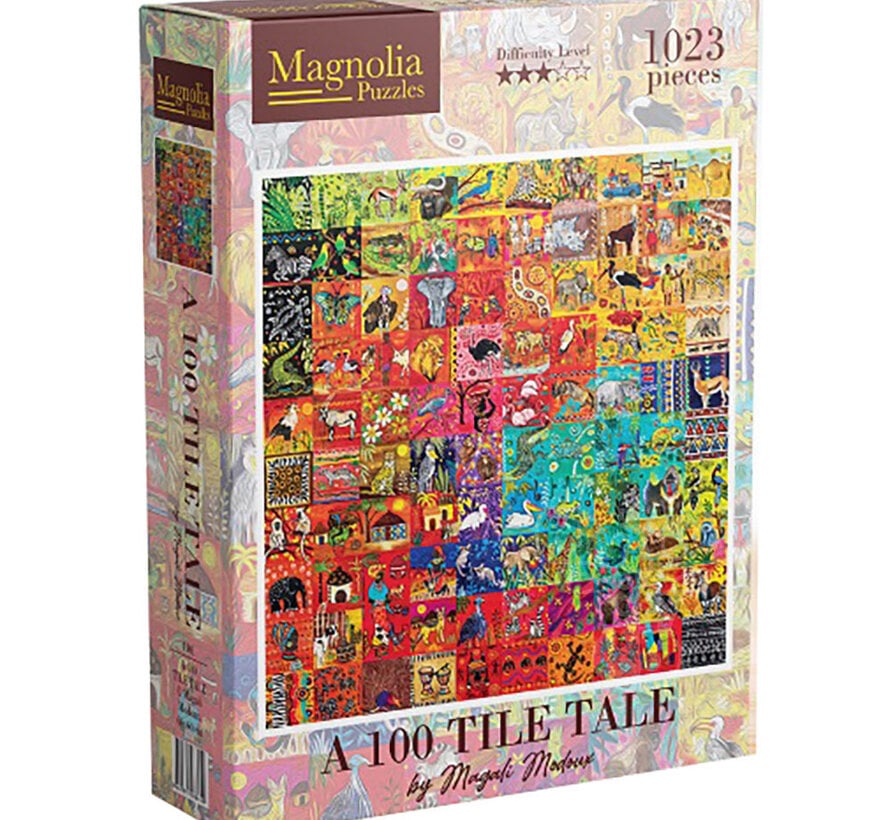 Magnolia A 100 Tile Tale Puzzle 1023pcs