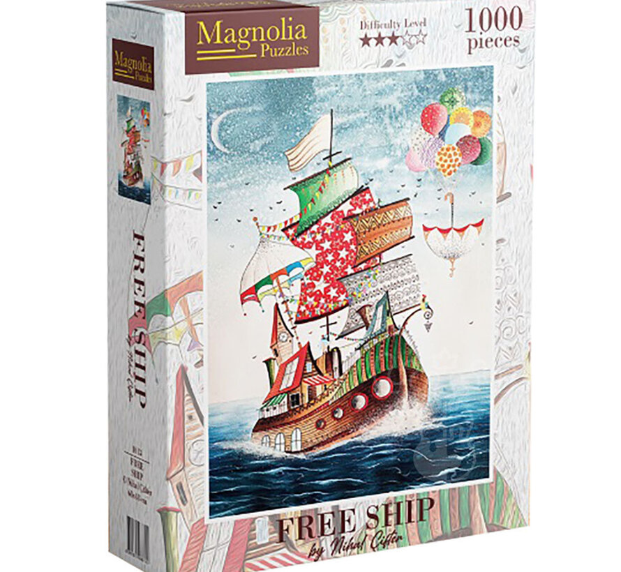 Magnolia Free Ship Puzzle 1000pcs