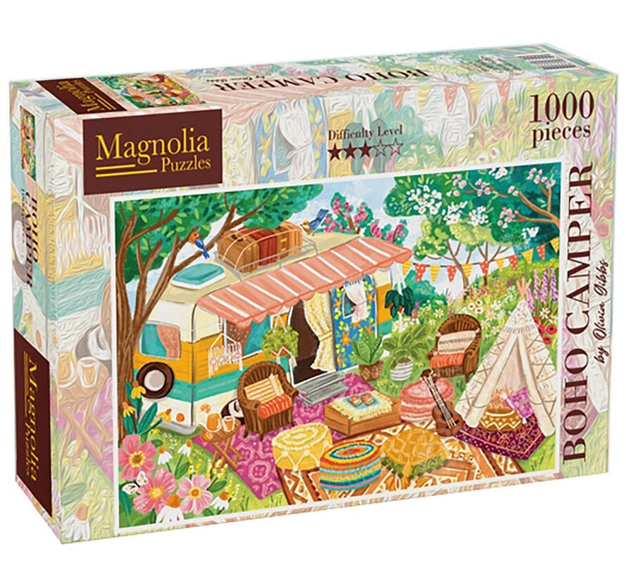 Magnolia Boho Camper Puzzle 1000pcs