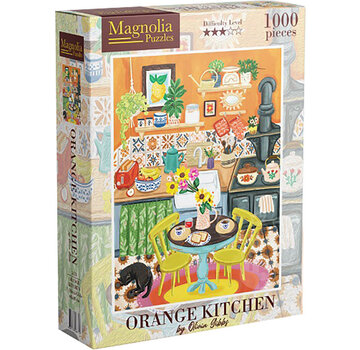 Magnolia Puzzles Magnolia Orange Kitchen Puzzle 1000pcs