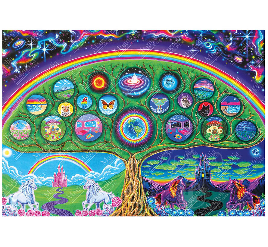 FINAL SALE Magnolia Dream Tree Puzzle 1000pcs