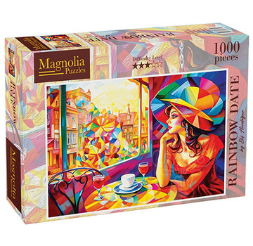 Magnolia Puzzles Magnolia Rainbow Date Puzzle 1000pcs