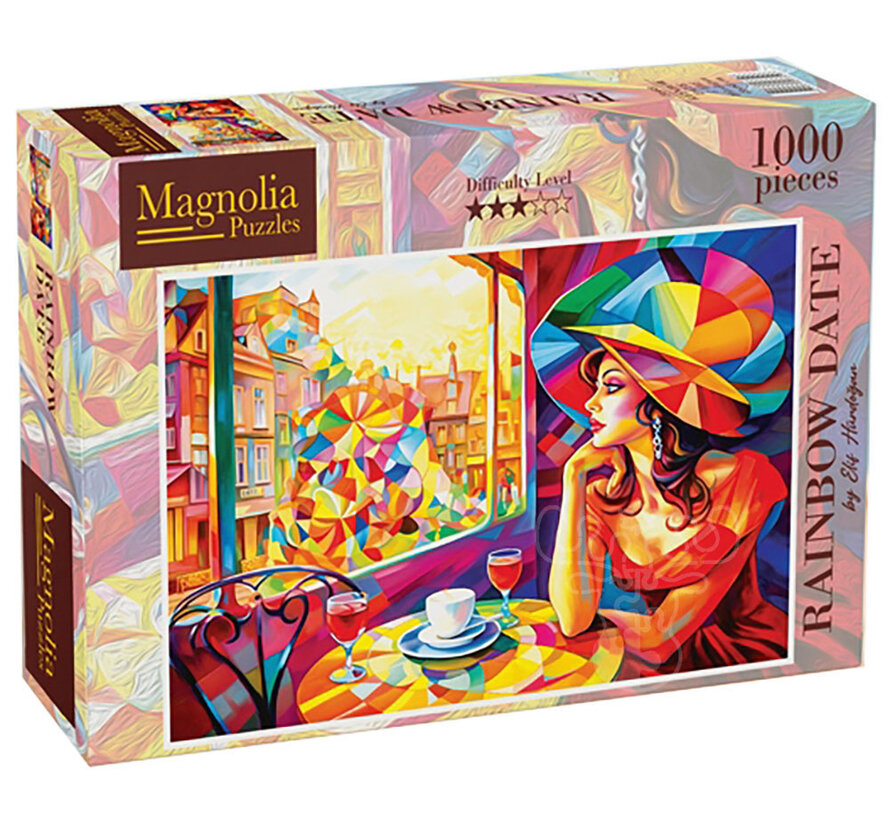 Magnolia Rainbow Date Puzzle 1000pcs