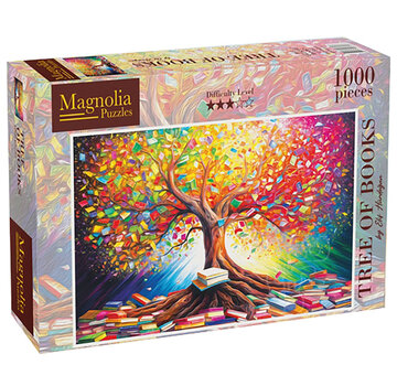 Magnolia Puzzles Magnolia Tree of Books Puzzle 1000pcs