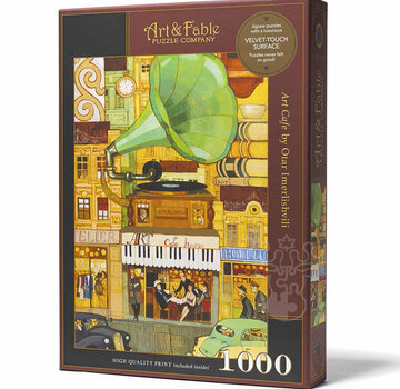 Art & Fable Puzzle Company Art & Fable Art Cafe Puzzle 1000pcs