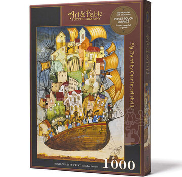 Art & Fable Puzzle Company Art & Fable Big Travel Puzzle 1000pcs