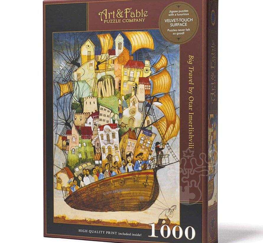 Art & Fable Big Travel Puzzle 1000pcs