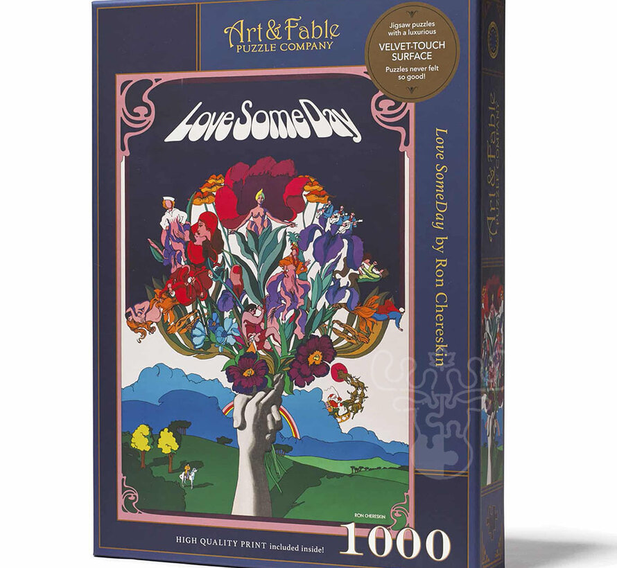 FINAL SALE Art & Fable Love SomeDay Puzzle 1000pcs
