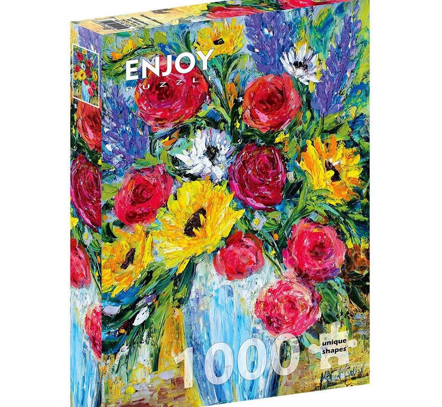 Enjoy Forever Blooms Puzzle 1000pcs
