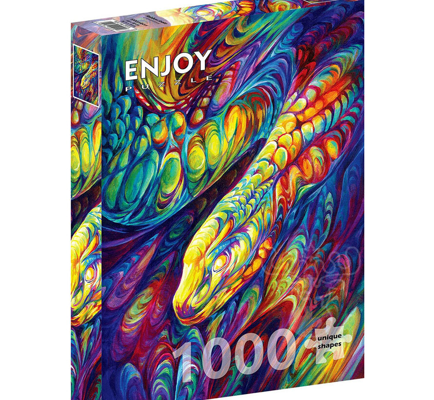 Enjoy Rainbow Snake Puzzle 1000pcs