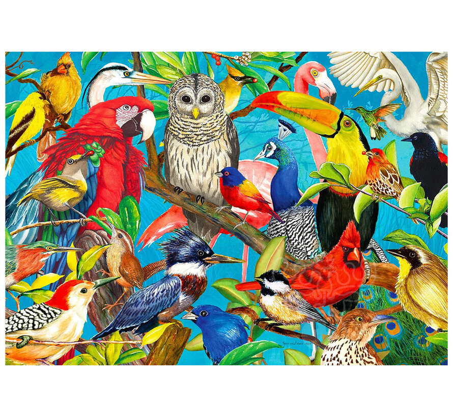 Enjoy Feathered Frenzy Puzzle 1000pcs