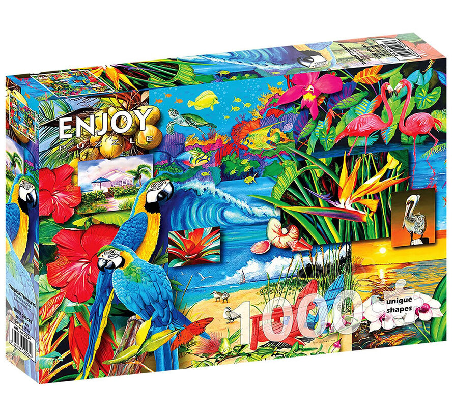Enjoy Tropical Treasures Puzzle 1000pcs