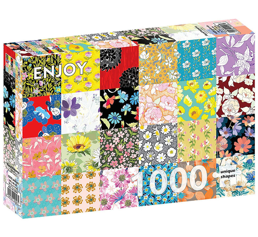 Enjoy Floral Patterns Puzzle 1000pcs