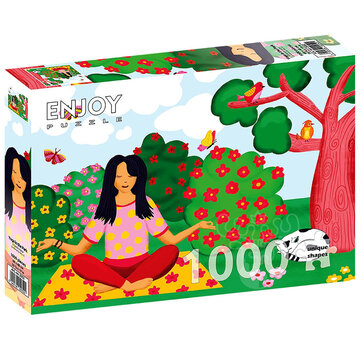 ENJOY Puzzle Enjoy Yoga in the Park Puzzle 1000pcs