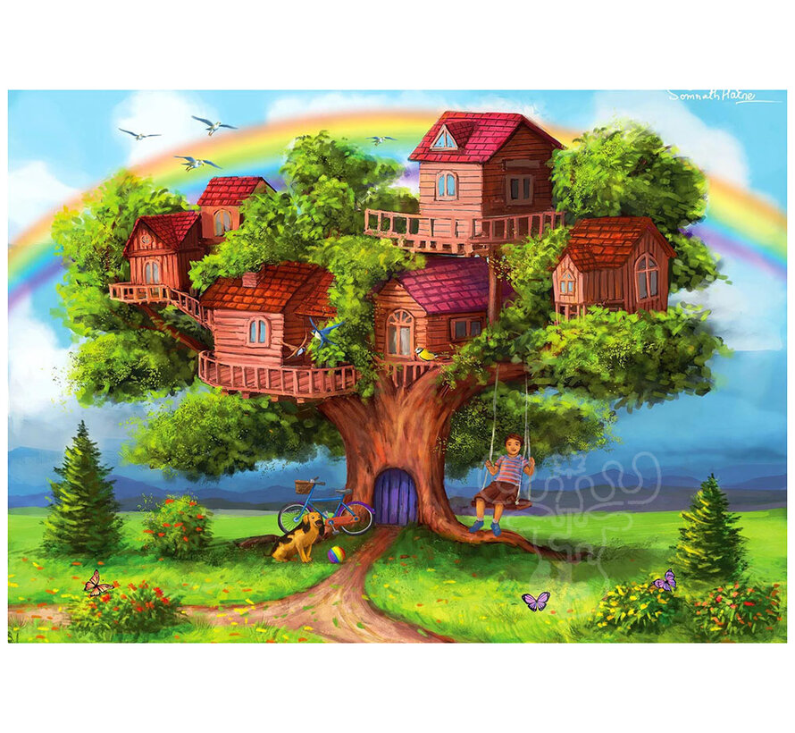 Enjoy Treehouses Puzzle 1000pcs