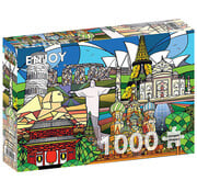 ENJOY Puzzle Enjoy World Landmarks Puzzle 1000pcs