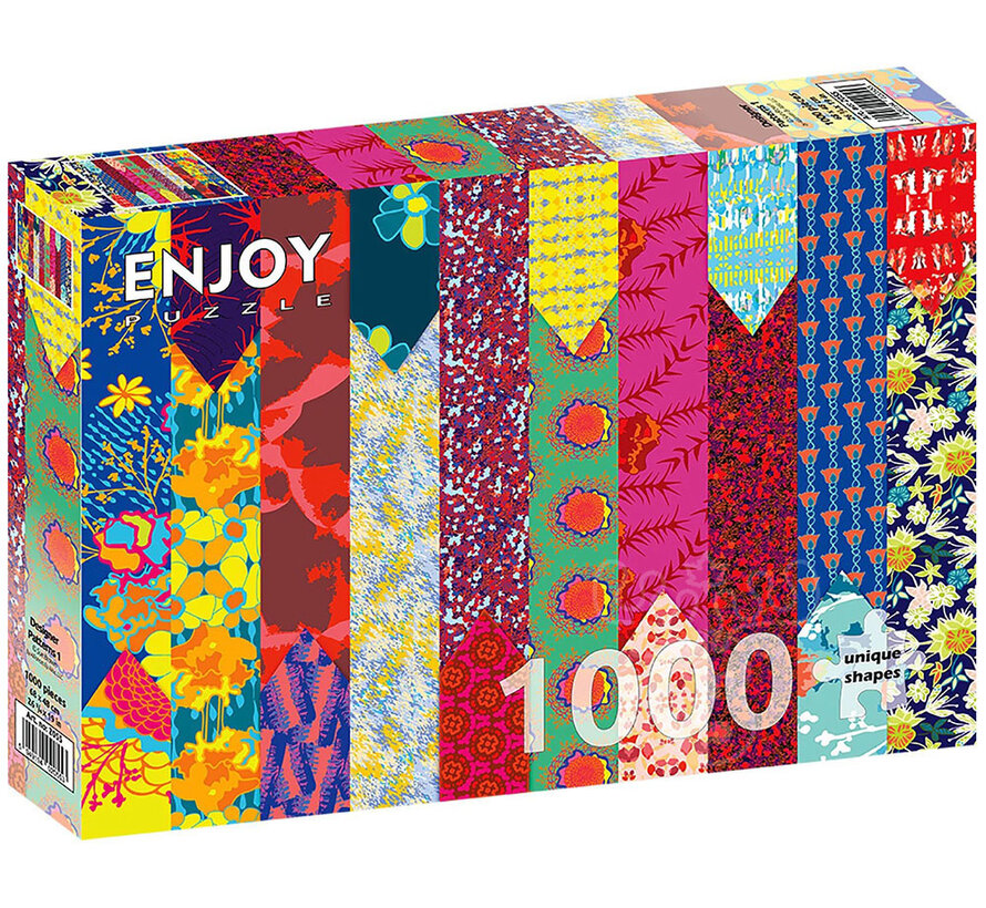 Enjoy Designer Patterns 1 Puzzle 1000pcs