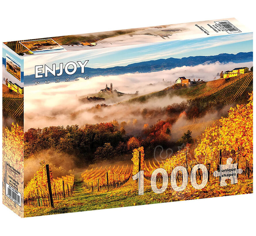 FINAL SALE Enjoy In the Vineyards Puzzle 1000pcs