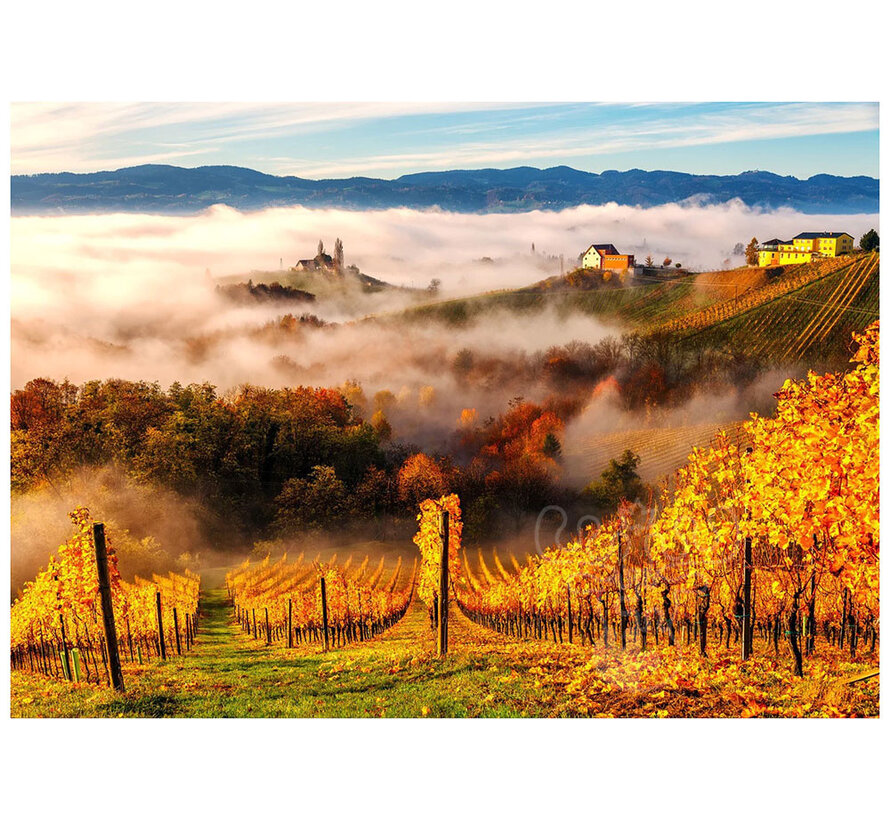 FINAL SALE Enjoy In the Vineyards Puzzle 1000pcs