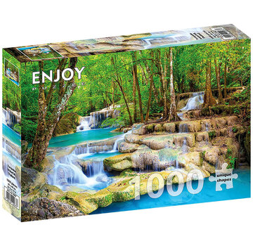 ENJOY Puzzle Enjoy Turquoise Waterfall, Thailand Puzzle 1000pcs