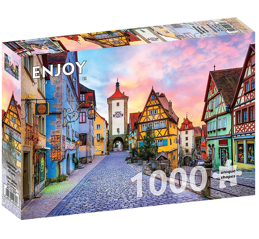 Enjoy Rothenburg Old Town, Germany Puzzle 1000pcs
