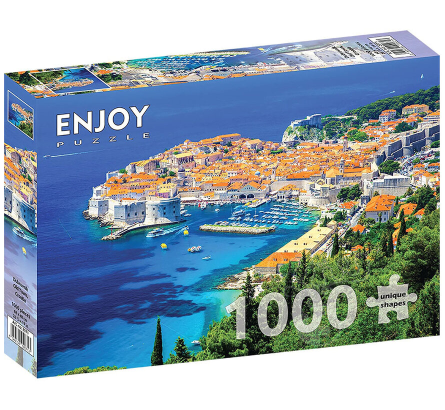 Enjoy Dubrovnik Old Town, Croatia Puzzle 1000pcs