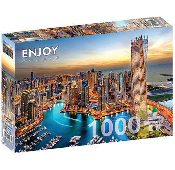 ENJOY Puzzle Enjoy Dubai Marina at Night Puzzle 1000pcs