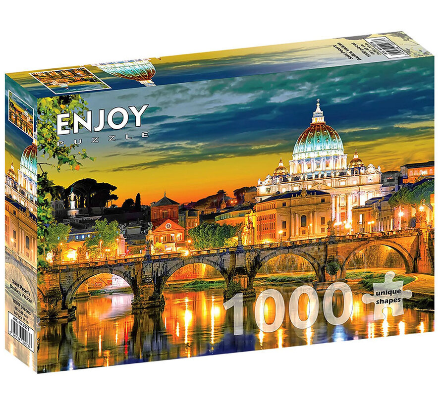 Enjoy Saint Peter's Basilica, Vatican Puzzle 1000pcs