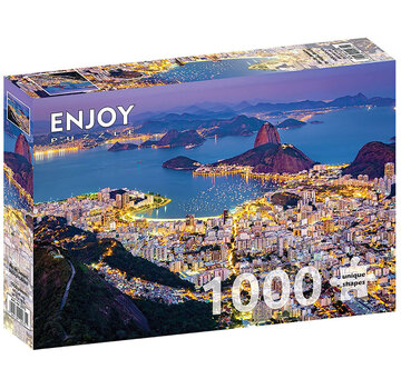 ENJOY Puzzle Enjoy Rio de Janeiro by Night, Brazil Puzzle 1000pcs