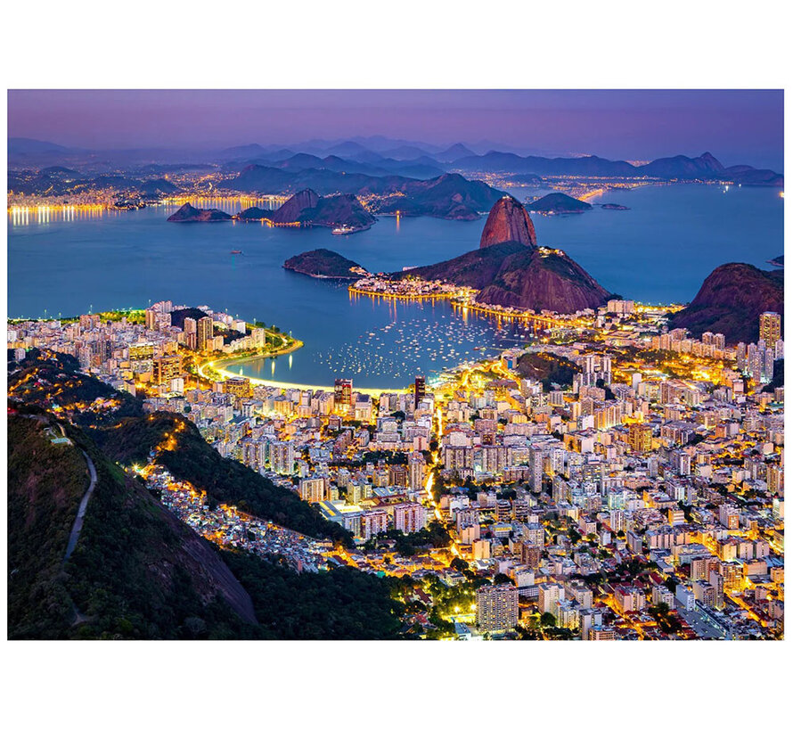 Enjoy Rio de Janeiro by Night, Brazil Puzzle 1000pcs