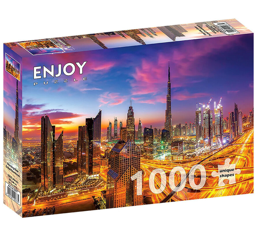 Enjoy Morning Over Dubai Downtown Puzzle 1000pcs