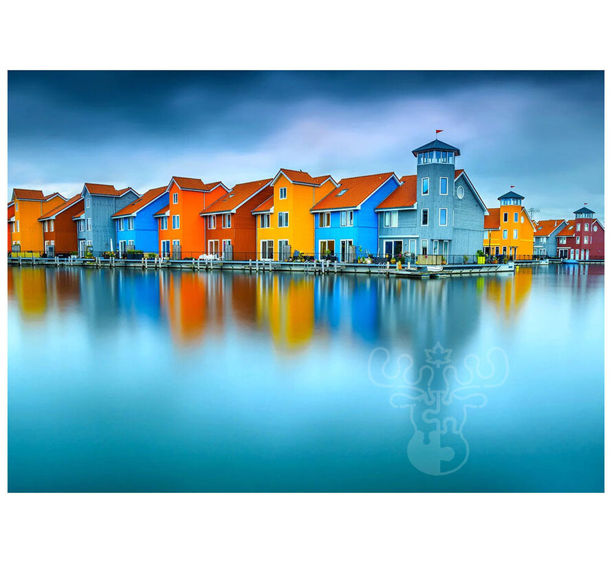 Enjoy Houses on Water, Groningen, Netherlands Puzzle 1000pcs