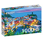 Enjoy Vernazza at Dusk, Cinque Terre, Italy Puzzle 1000pcs