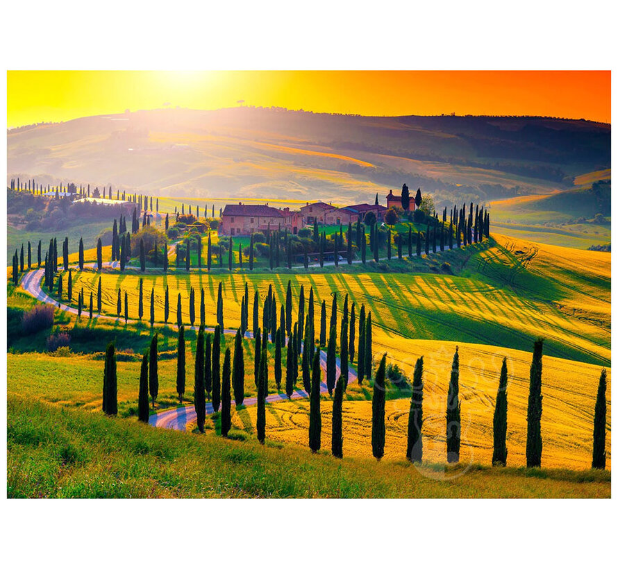 Enjoy Tuscany Sunset Puzzle 1000pcs
