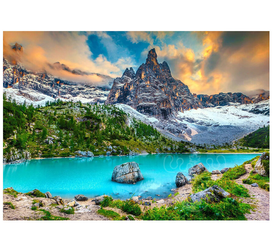 Enjoy Sorapis Lake, Dolomites, Italy Puzzle 1000pcs