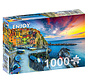 Enjoy Manarola Harbor at Sunset, Cinque Terre, Italy Puzzle 1000pcs