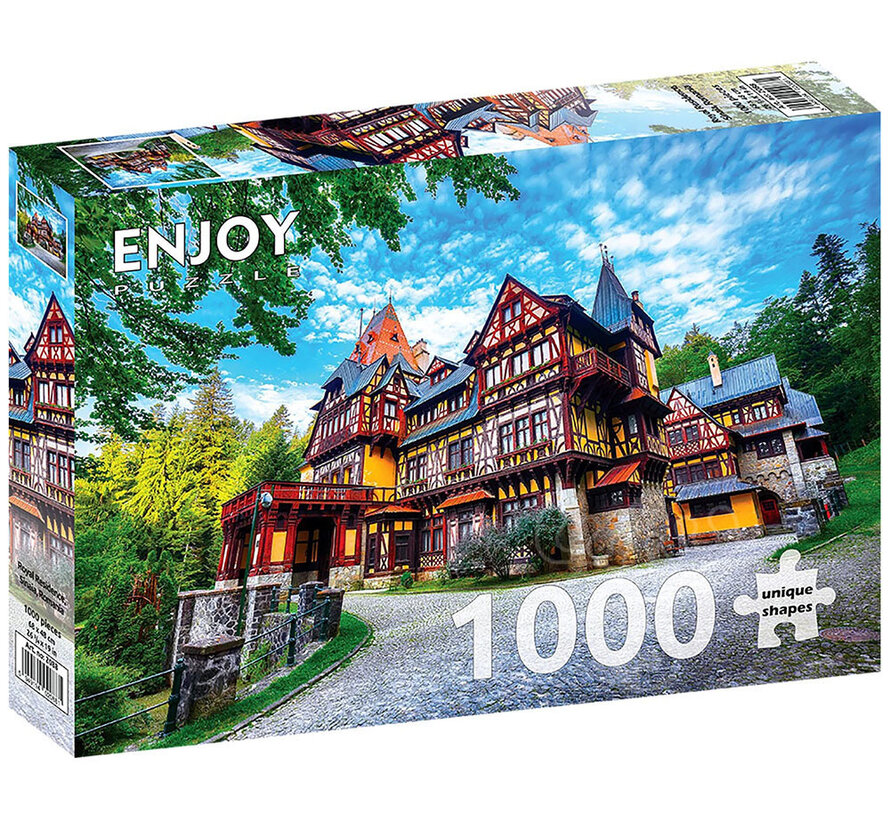 Enjoy Royal Residence, Sinaia, Romania Puzzle 1000pcs