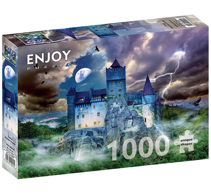 Enjoy Spooky Night at Dracula's Castle Puzzle 1000pcs