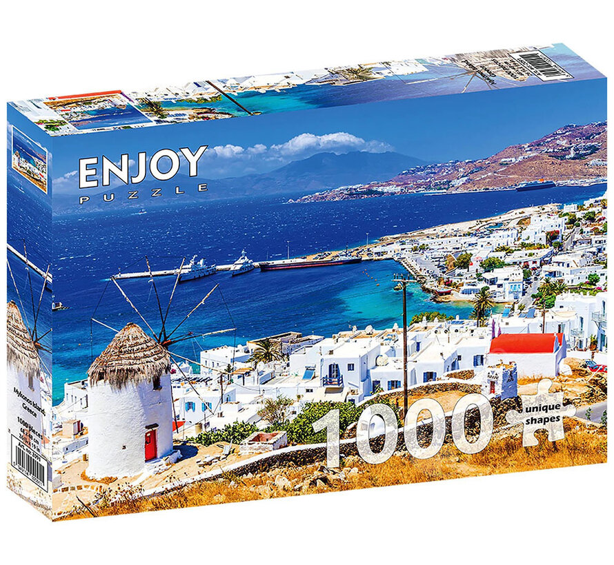 Enjoy Mykonos Island, Greece Puzzle 1000pcs