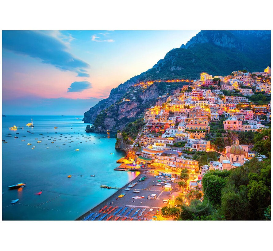 Enjoy Positano at Dusk, Italy Puzzle 1000pcs