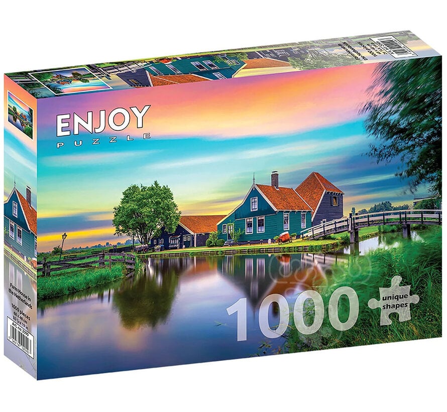 Enjoy Farm House in the Netherlands Puzzle 1000pcs