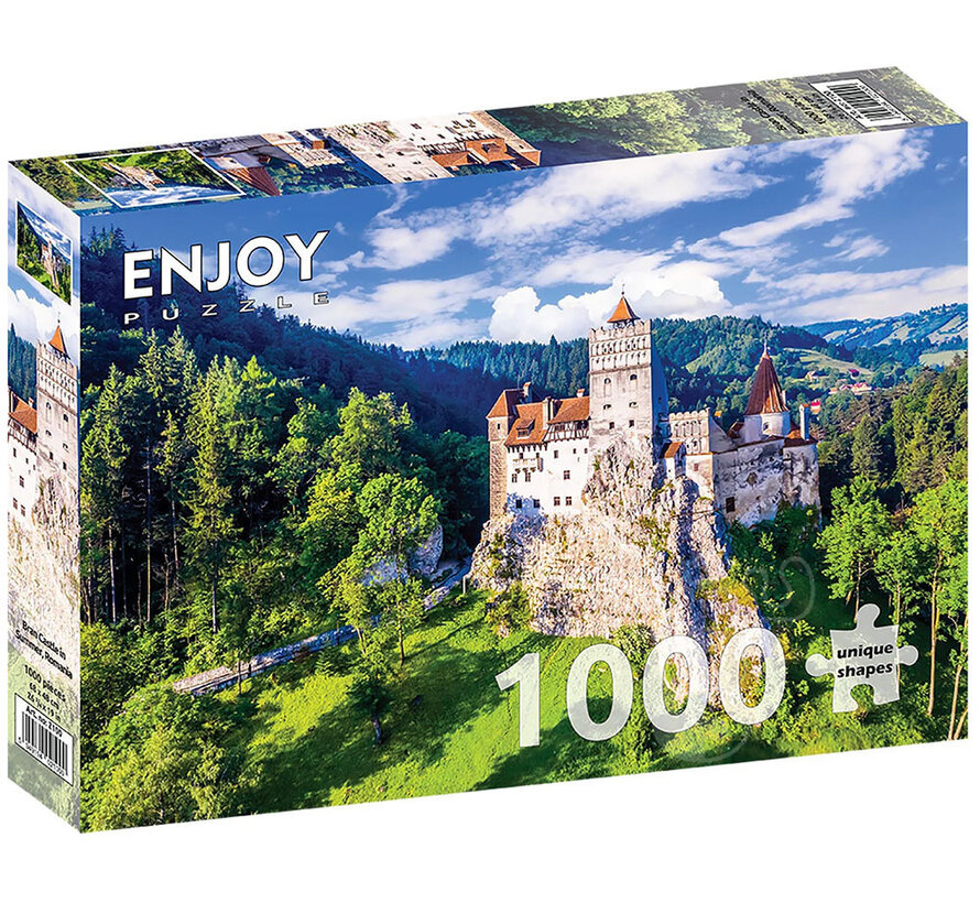 Enjoy Bran Castle in Summer, Romania Puzzle 1000pcs