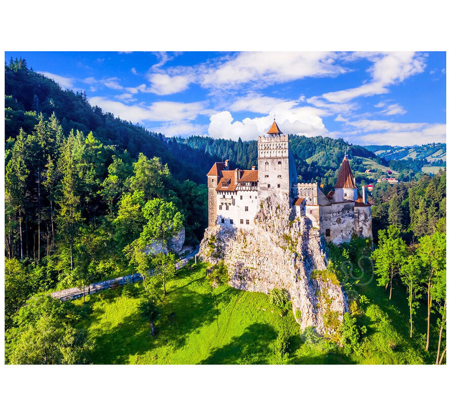 Enjoy Bran Castle in Summer, Romania Puzzle 1000pcs