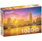 ENJOY Puzzle FINAL SALE Enjoy London on Fire Puzzle 1000pcs