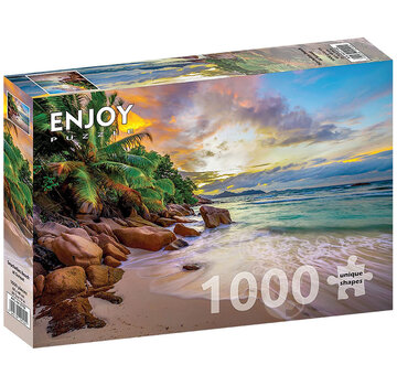 ENJOY Puzzle Enjoy Seychelles Beach at Sunset Puzzle 1000pcs
