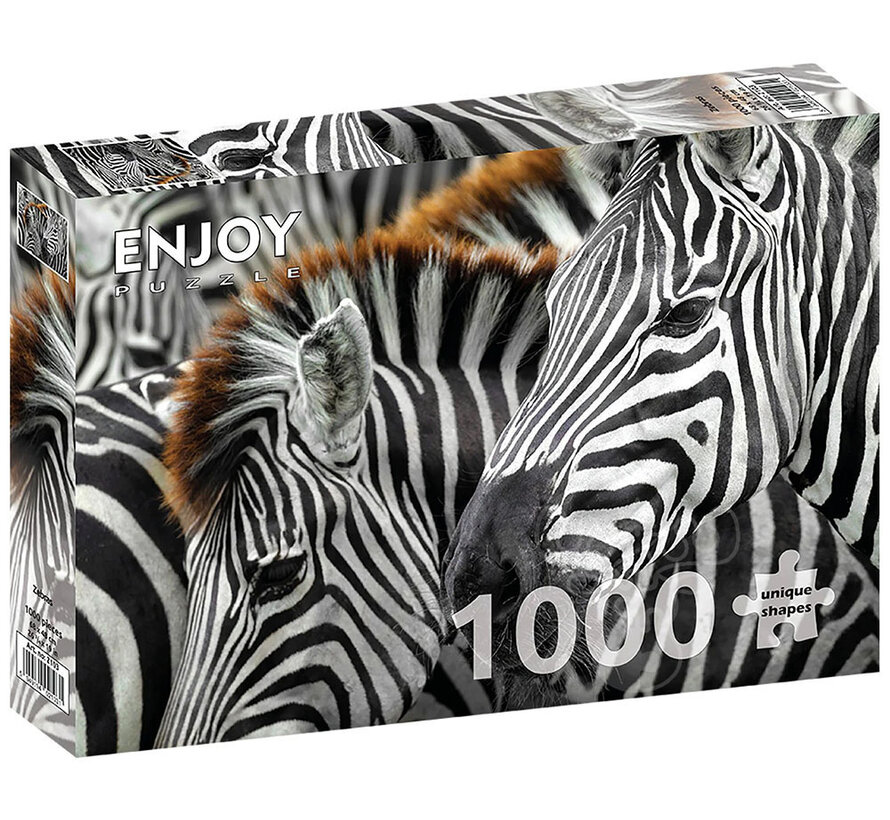 Enjoy Zebras Puzzle 1000pcs