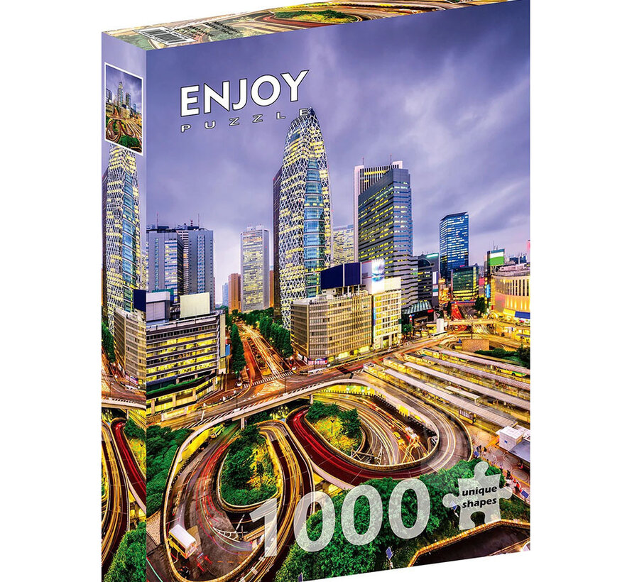 Enjoy Nishi-Shinjuku District, Tokyo Puzzle 1000pcs